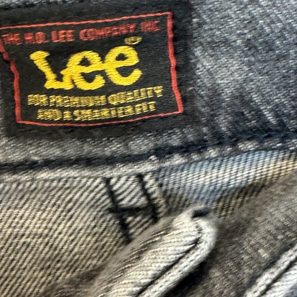 NWT Lee Legendary Plus High-Rise Trouser Jeans 22W Petite Dark Wash Wide Leg - Picture 7 of 10